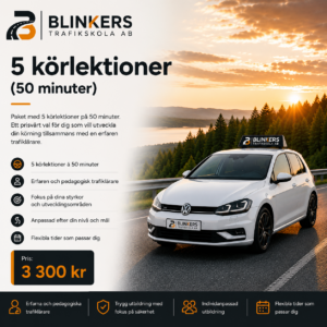 5 körlektioner (50 minuter)
