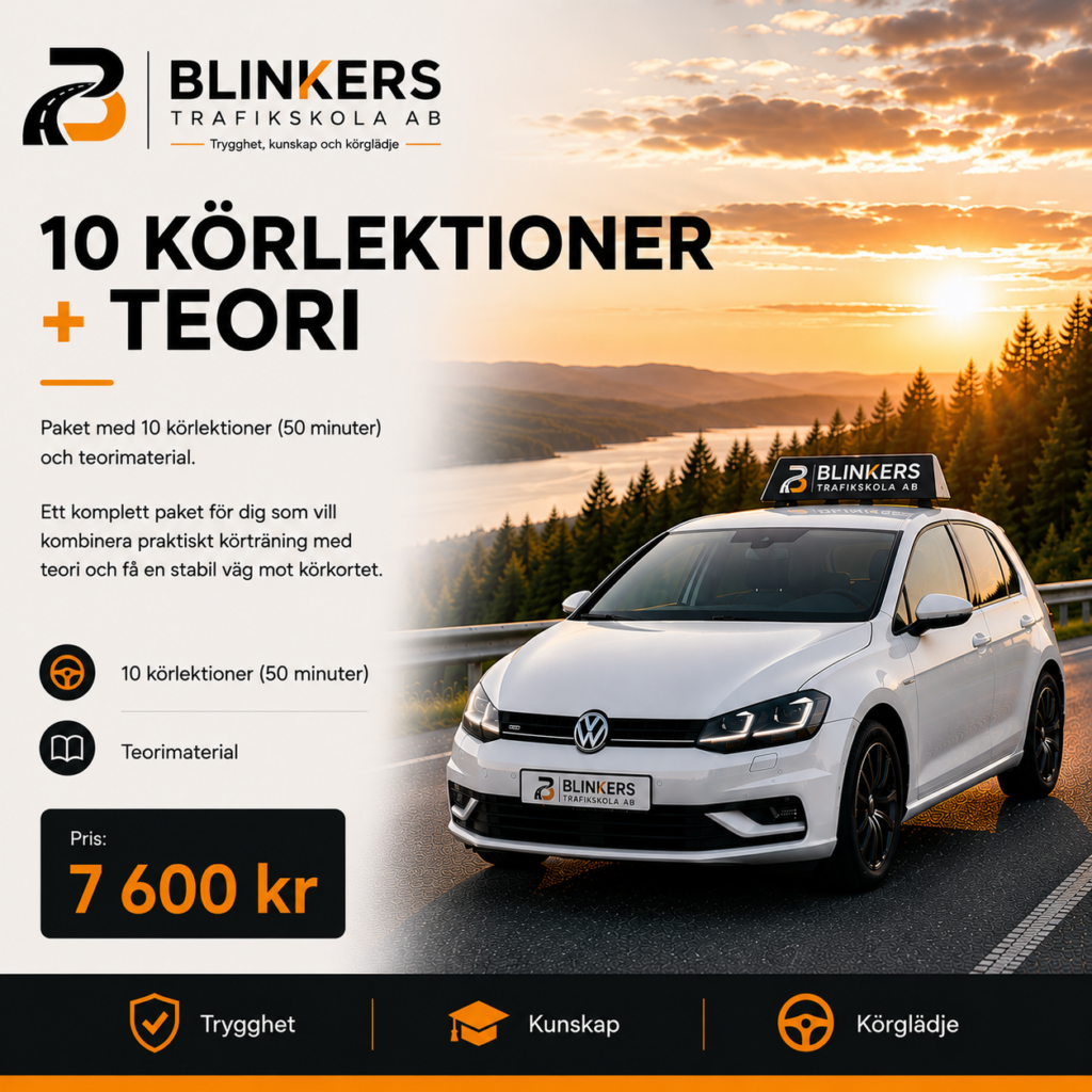 10 körlektioner + Teori