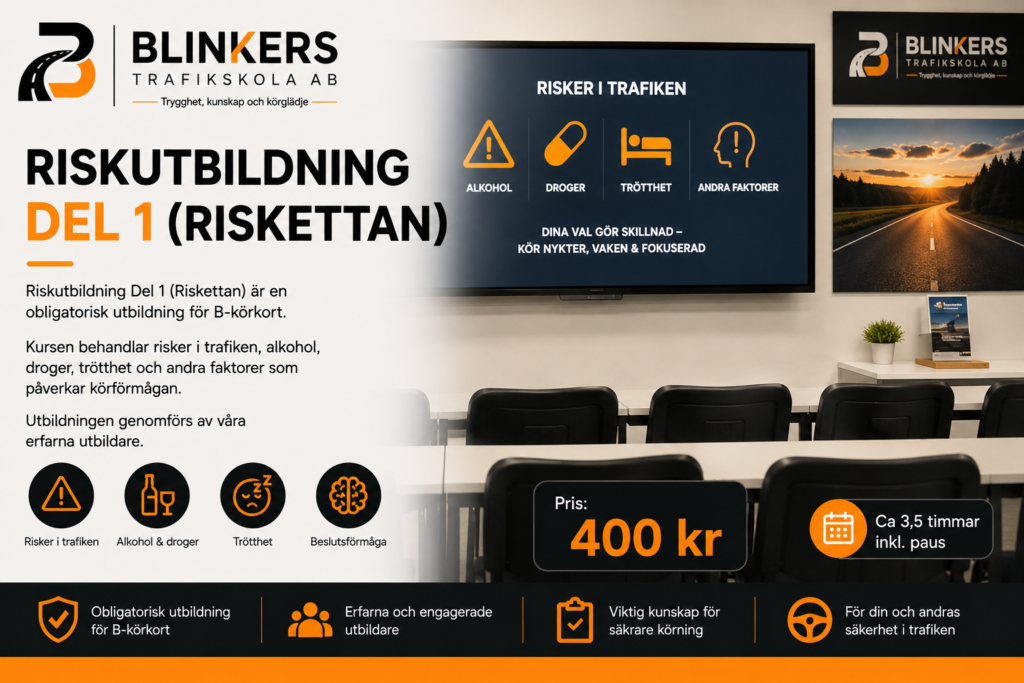 Riskutbildning del 1 (Riskettan)